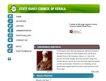 Tablet Screenshot of keralabahais.org